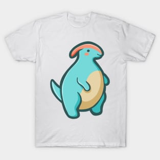 Chubby Parasaurolophus, Dino, Dinosaur T-Shirt